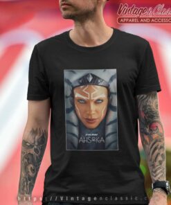 Star Wars Ahsoka Tano Face Shirt Logo Series Poster Art Disney T Shirt