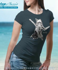Star Wars Ahsoka Tano Shirt Sketch Disney Women TShirt