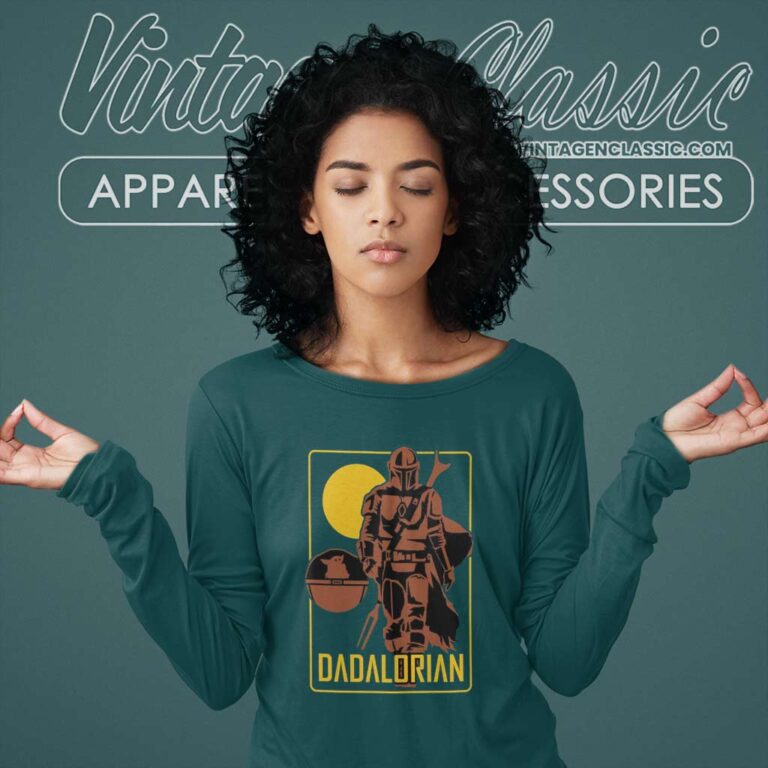 Star Wars Baby Yoda Dadalorian Long Sleeve Tee Star Wars Baby Yoda Dadalorian Long Sleeve Tee