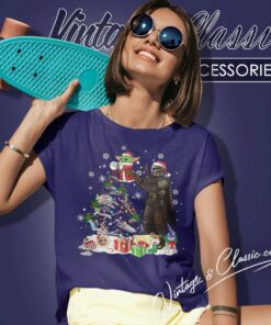 Star Wars Baby Yoda Darth Vader Christmas Women TShirt