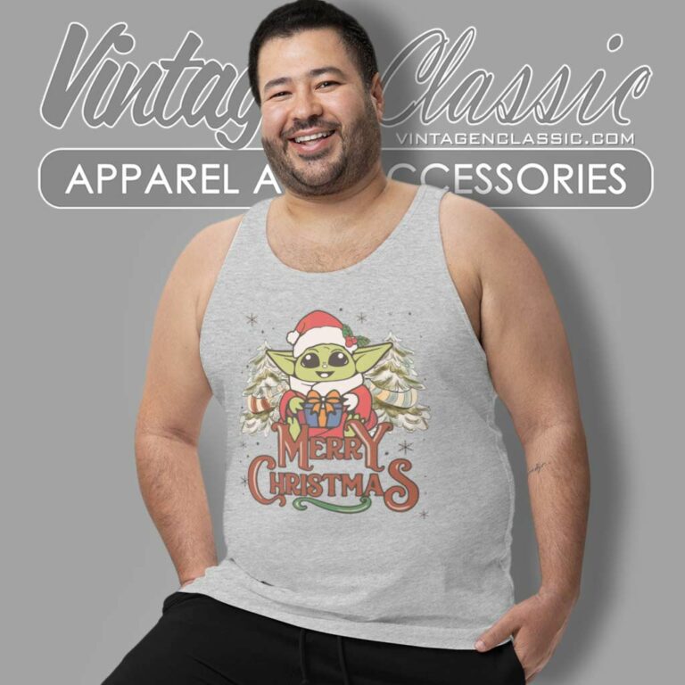 Star Wars Baby Yoda Santa Christmas Tank Top Racerback Star Wars Baby Yoda Santa Christmas Tank Top Racerback