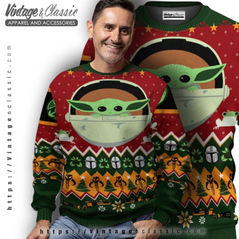 Star Wars Baby Yoda Ugly Christmas Sweater Men Ugly Sweater Star Wars Baby Yoda Ugly Christmas Sweater Men Ugly Sweater