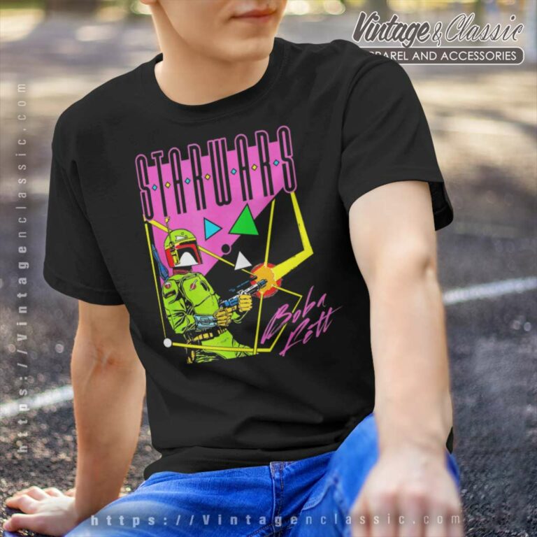 Star Wars Boba Fett Retro Blast From The Past T Shirt Star Wars Boba Fett Retro Blast From The Past T Shirt