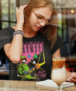 Star Wars Boba Fett Retro Blast From The Past Women TShirt