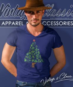 Star Wars Characters Christmas Tree V Neck TShirt