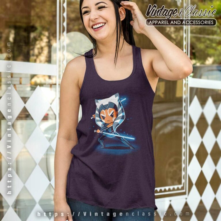 Star Wars Chibi Ahsoka Tano Tank Top Racerback Star Wars Chibi Ahsoka Tano Tank Top Racerback