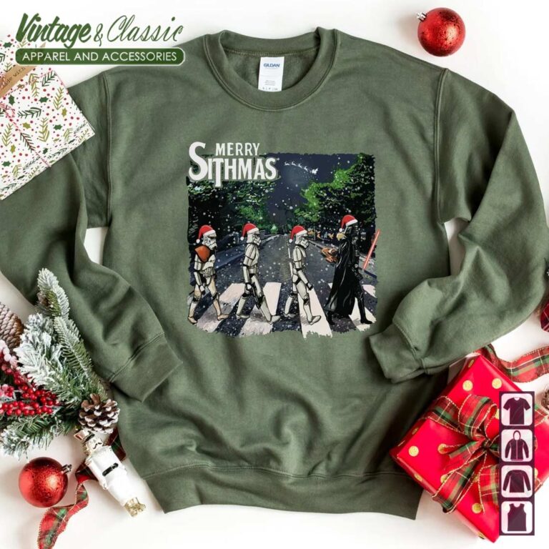 Star Wars Christmas Abbey Road Shirt Sweatshirt Star Wars Christmas Abbey Road Shirt Sweatshirt