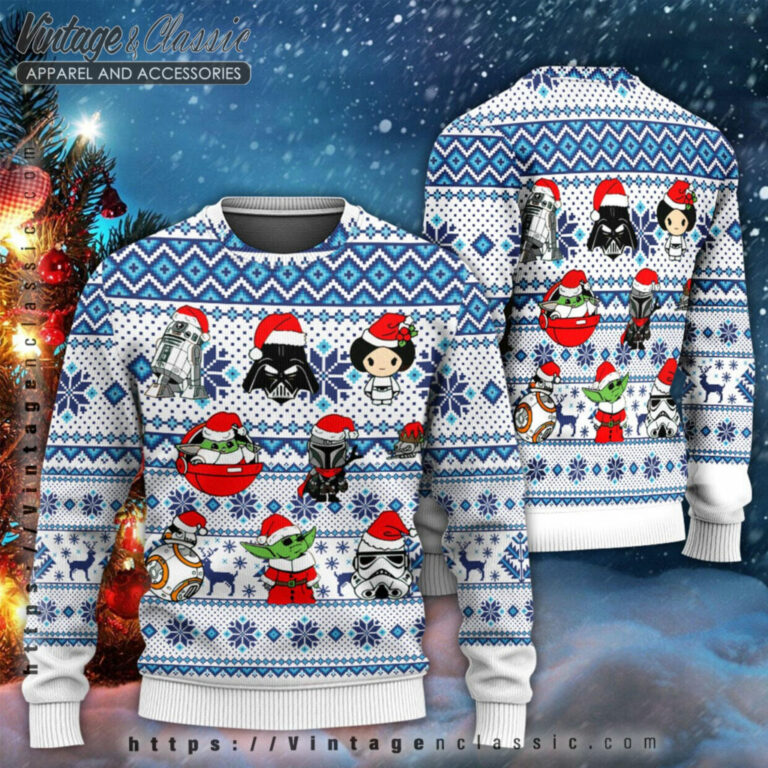 Star Wars Christmas Is Coming Ugly Sweater back Ugly Sweater Star Wars Christmas Is Coming Ugly Sweater back Ugly Sweater