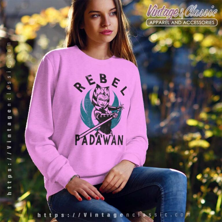 Star Wars Clone Wars Ahsoka Rebel Padawan Portrait Sweatshirt Star Wars Clone Wars Ahsoka Rebel Padawan Portrait Sweatshirt
