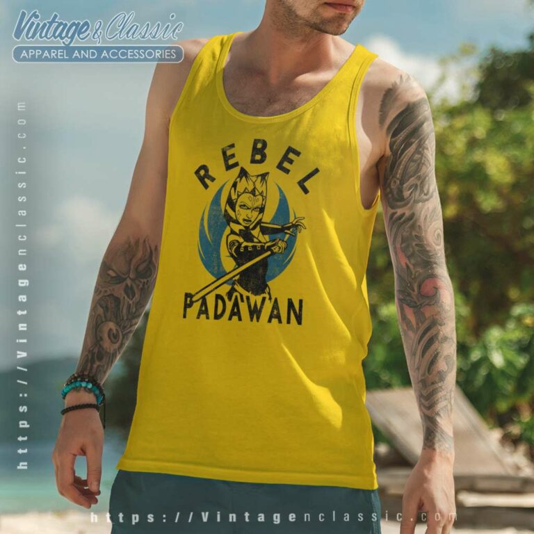 Star Wars Clone Wars Ahsoka Rebel Padawan Portrait Tank Top Racerback Star Wars Clone Wars Ahsoka Rebel Padawan Portrait Tank Top Racerback