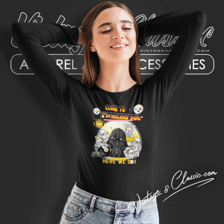 Star Wars Come To The Steelers Side Long Sleeve Tee Star Wars Come To The Steelers Side Long Sleeve Tee