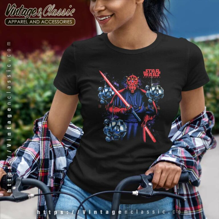 Star Wars Darth Maul Episode 1 Women TShirt Star Wars Darth Maul Episode 1 Women TShirt
