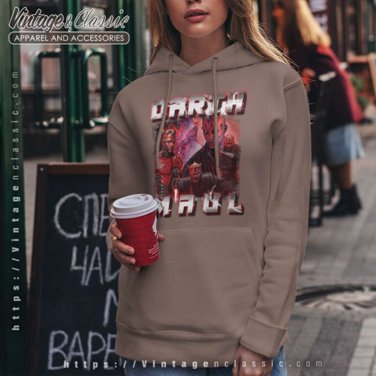 Star Wars Darth Maul Portrait Poster Hoodie Star Wars Darth Maul Portrait Poster Hoodie