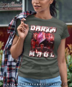 Star Wars Darth Maul Portrait Poster Shirt 5 Star Wars Darth Maul Portrait Poster Women TShirt