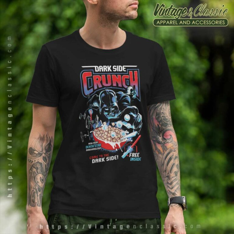 Star Wars Darth Vader Dark Side Crunch Cereal T Shirt Star Wars Darth Vader Dark Side Crunch Cereal T Shirt