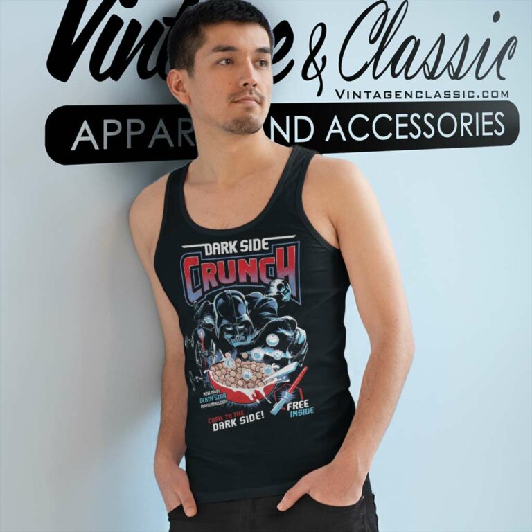 Star Wars Darth Vader Dark Side Crunch Cereal Tank Top Racerback Star Wars Darth Vader Dark Side Crunch Cereal Tank Top Racerback