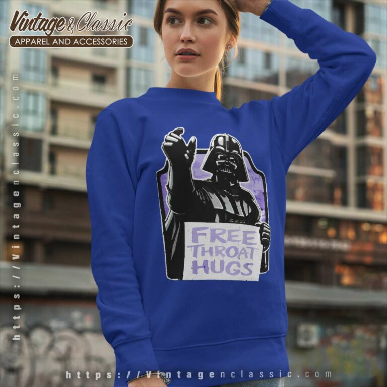 Star Wars Darth Vader Free Throat Hugs Sweatshirt Star Wars Darth Vader Free Throat Hugs Sweatshirt