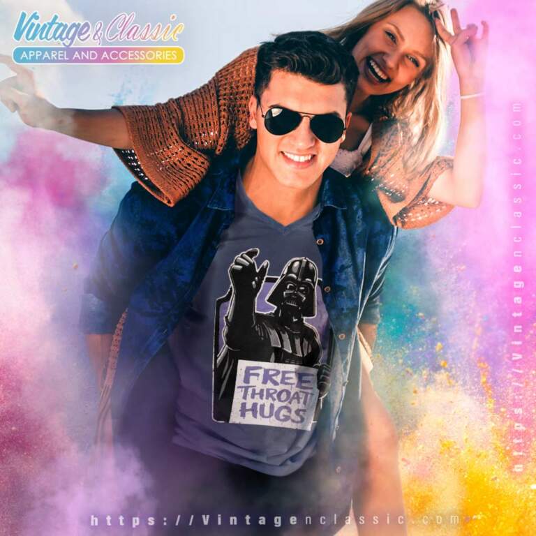 Star Wars Darth Vader Free Throat Hugs V Neck TShirt Star Wars Darth Vader Free Throat Hugs V Neck TShirt