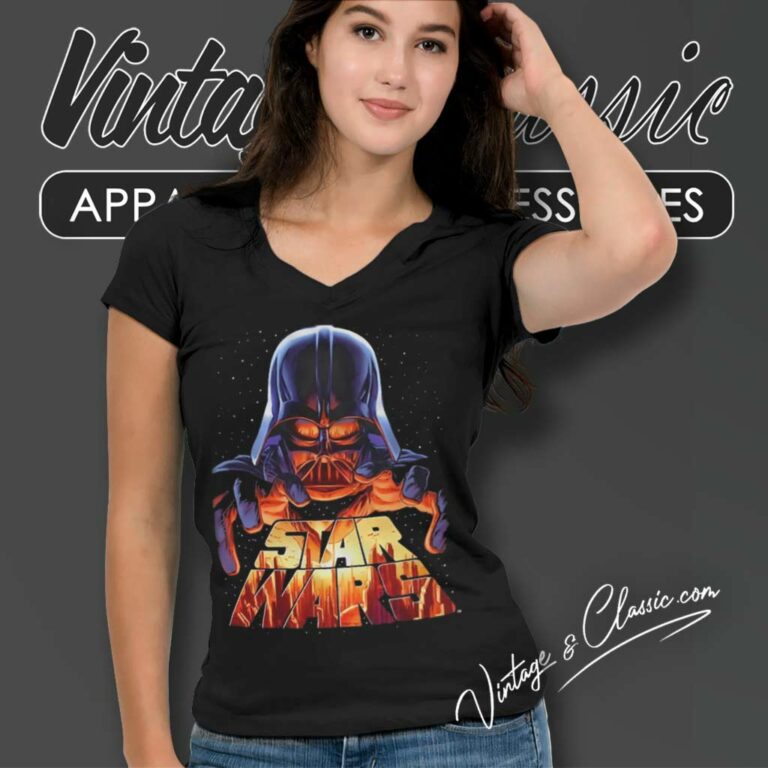 Star Wars Darth Vader In Control V Neck TShirt Star Wars Darth Vader In Control V Neck TShirt