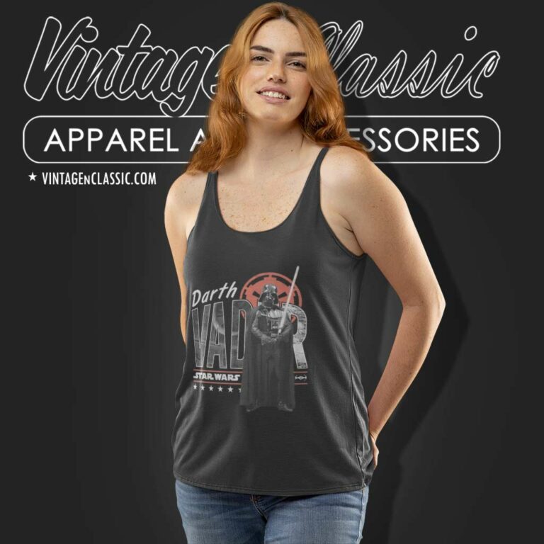 Star Wars Darth Vader Lightsaber Tank Top Racerback Star Wars Darth Vader Lightsaber Tank Top Racerback