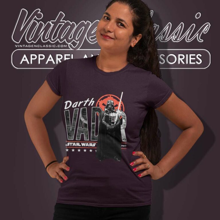 Star Wars Darth Vader Lightsaber Women TShirt Star Wars Darth Vader Lightsaber Women TShirt