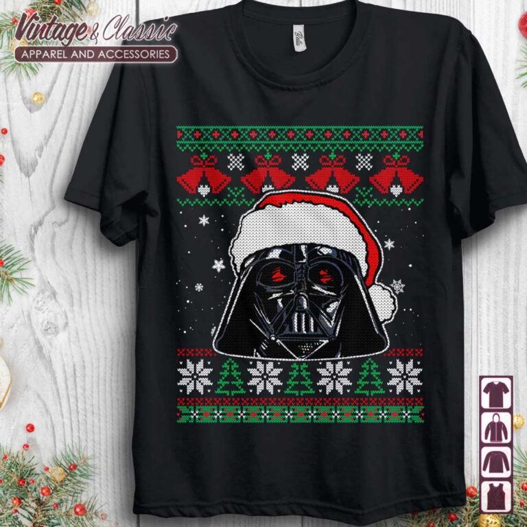 Star Wars Darth Vader Santa Hat Ugly Christmas Shirt Star Wars Christmas Shirt Star Wars Darth Vader Santa Hat Ugly Christmas Shirt Star Wars Christmas Shirt