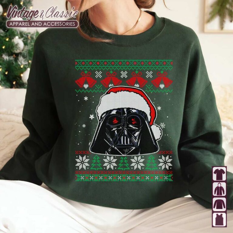 Star Wars Darth Vader Santa Hat Ugly Christmas Shirt Star Wars Christmas Shirt Sweatshirt Star Wars Darth Vader Santa Hat Ugly Christmas Shirt Star Wars Christmas Shirt Sweatshirt