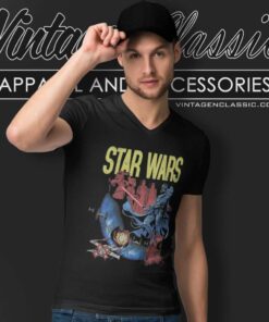 Star Wars Darth Vader Space V Neck TShirt