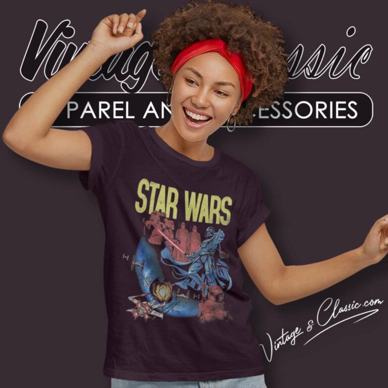 Star Wars Darth Vader Space Women TShirt Star Wars Darth Vader Space Women TShirt