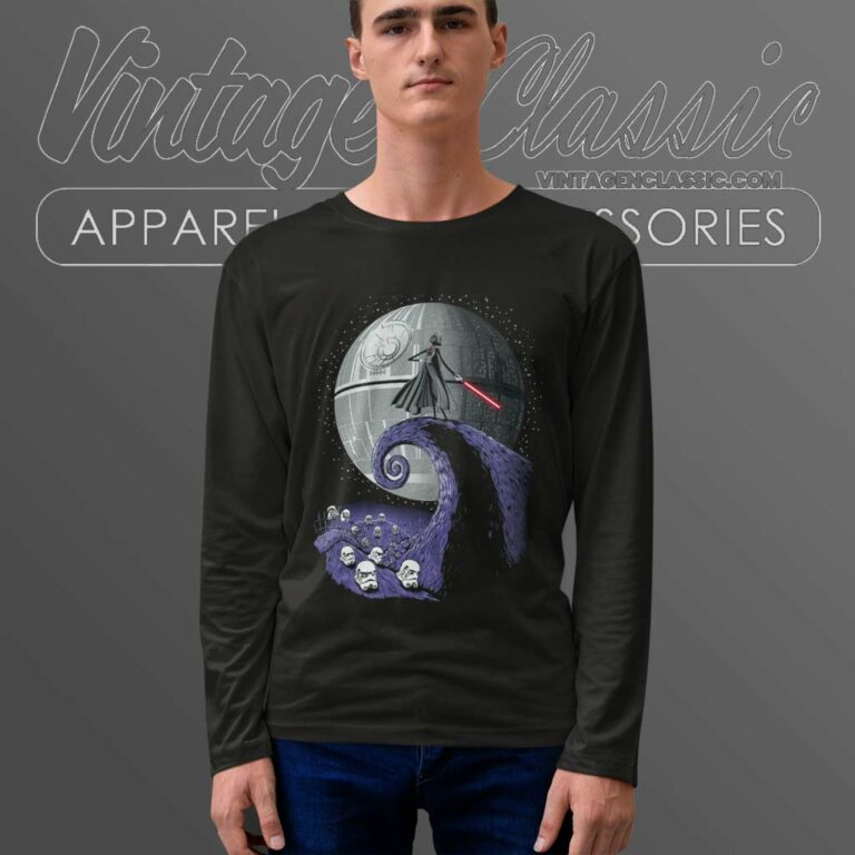 Star Wars Darth Vader The Nightmare Before Christmas Long Sleeve Tee Star Wars Darth Vader The Nightmare Before Christmas Long Sleeve Tee