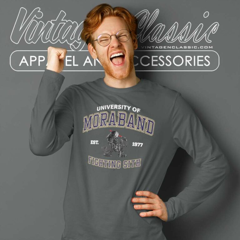 Star Wars Darth Vader University Of Moraband Long Sleeve Tee Star Wars Darth Vader University Of Moraband Long Sleeve Tee