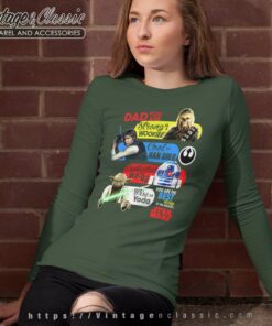 Star Wars For Fathers Day Long Sleeve Tee