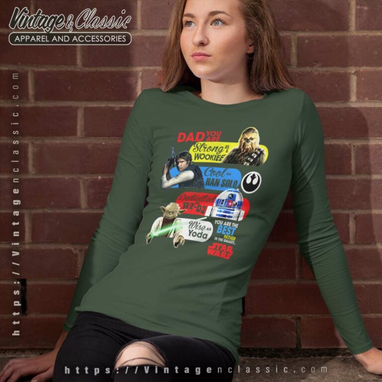 Star Wars For Fathers Day Long Sleeve Tee Star Wars For Fathers Day Long Sleeve Tee