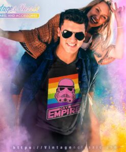 Star Wars Gay Empire Lgbt Pride Flag V Neck TShirt