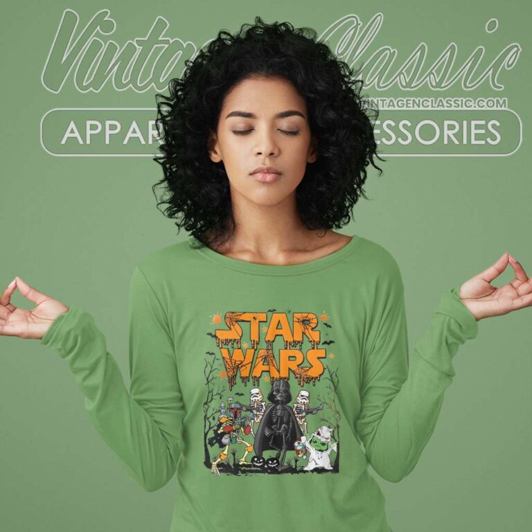 Star Wars Halloween Shirt Darth Vader Long Sleeve Tee Star Wars Halloween Shirt Darth Vader Long Sleeve Tee