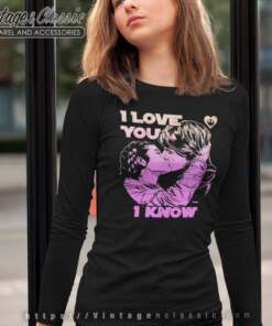 Star Wars Han Leia I Love You I Know Long Sleeve Tee