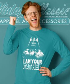 Star Wars I Am Your Father Shirt Darth Vader Dad Long Sleeve Tee