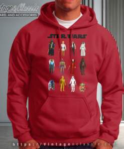 Star Wars Main Character Action Figure Stack Graphic Shirt 6 Star Wars Main Character Action Figure Stack Graphic Hoodie