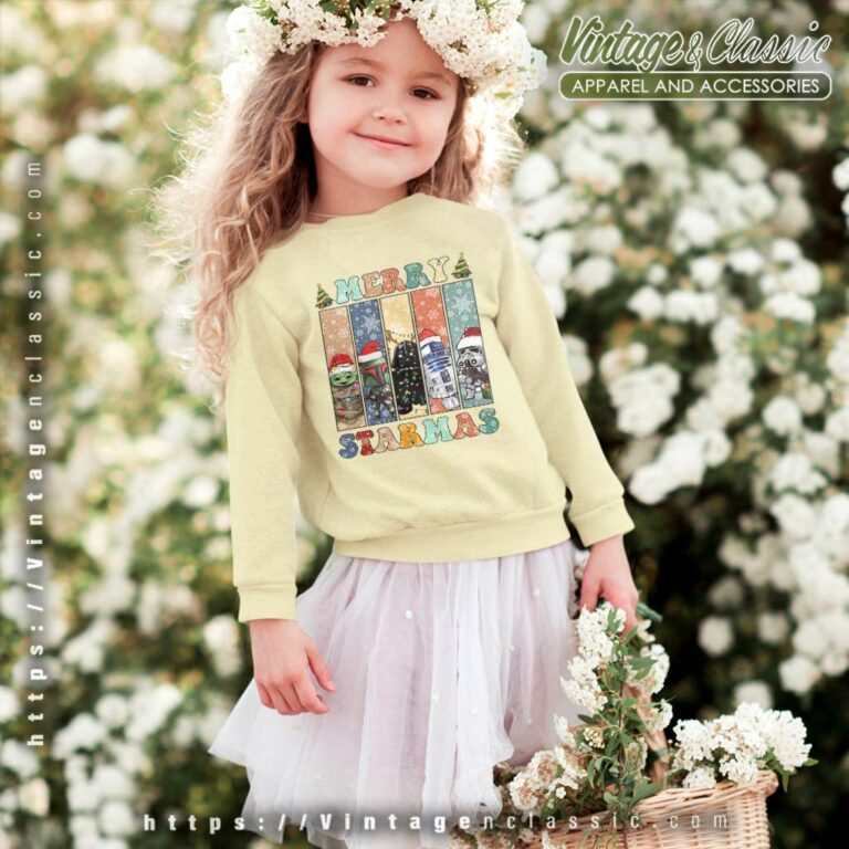 Star Wars Merry Christmas Starmas kids Sweatshirt 1 Star Wars Merry Christmas Starmas kids Sweatshirt 1