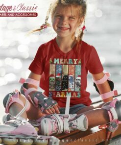 Star Wars Merry Christmas Starmas kids Vneck 1