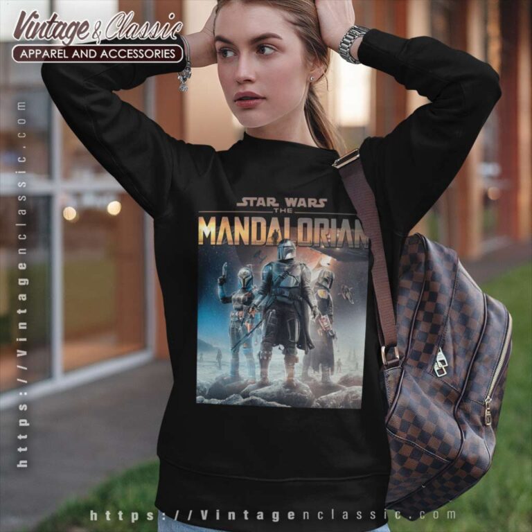 Star Wars Movies Mandalorian poster Sweatshirt Star Wars Movies Mandalorian poster Sweatshirt