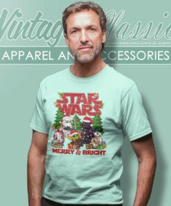 Star Wars Santa Christmas Tree T Shirt