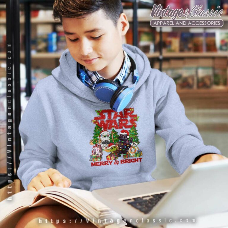 Star Wars Santa Christmas Tree kids Hoodie Star Wars Santa Christmas Tree kids Hoodie