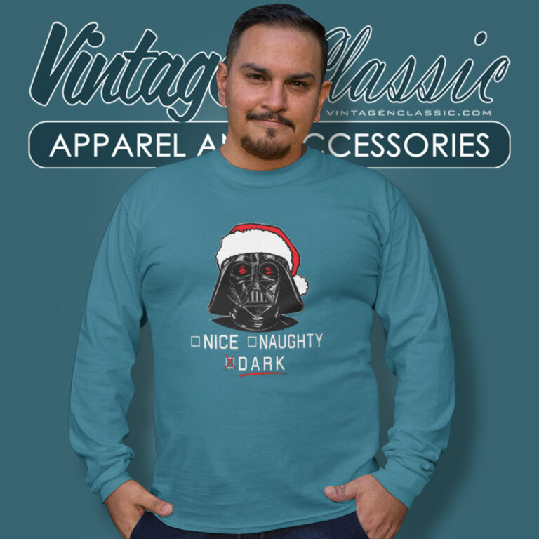 Star Wars Santa Darth Vader Christmas Long Sleeve Tee Star Wars Santa Darth Vader Christmas Long Sleeve Tee