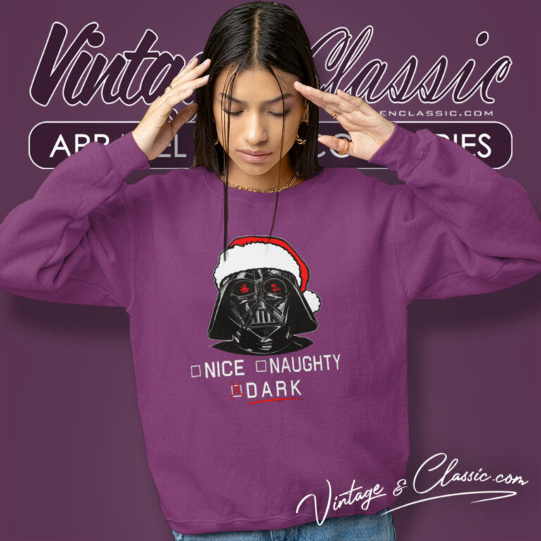 Star Wars Santa Darth Vader Christmas Sweatshirt Star Wars Santa Darth Vader Christmas Sweatshirt