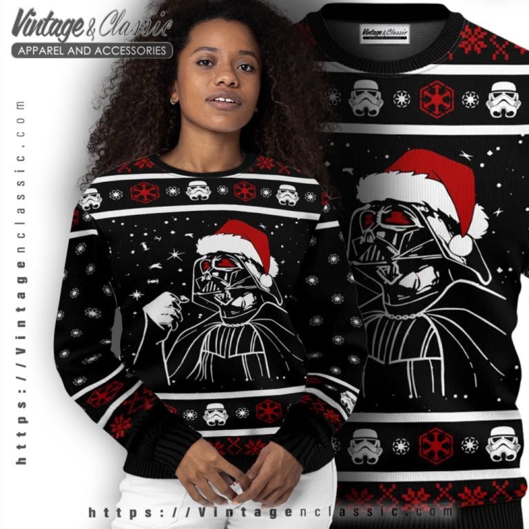 Star Wars Santa Vader Ugly Christmas Sweater Women Ugly Sweater Star Wars Santa Vader Ugly Christmas Sweater Women Ugly Sweater