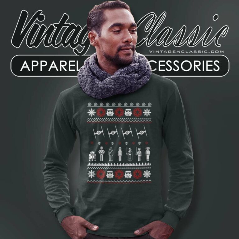 Star Wars Squad Merry Christmas Long Sleeve Tee Star Wars Squad Merry Christmas Long Sleeve Tee