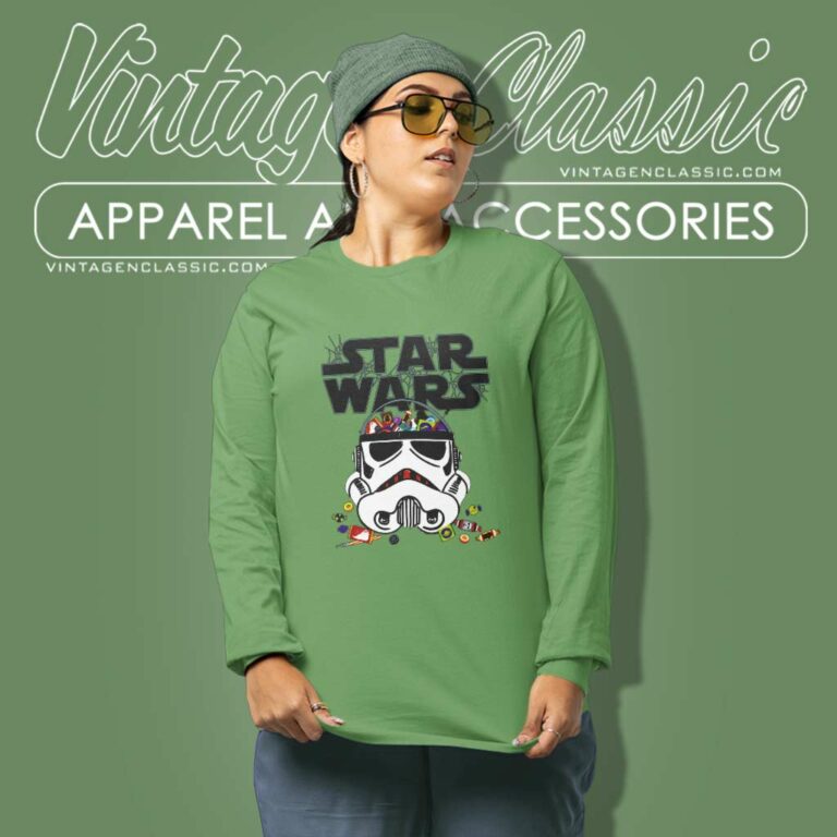 Star Wars Stormtrooper Basket Shirt Long Sleeve Tee Star Wars Stormtrooper Basket Shirt Long Sleeve Tee