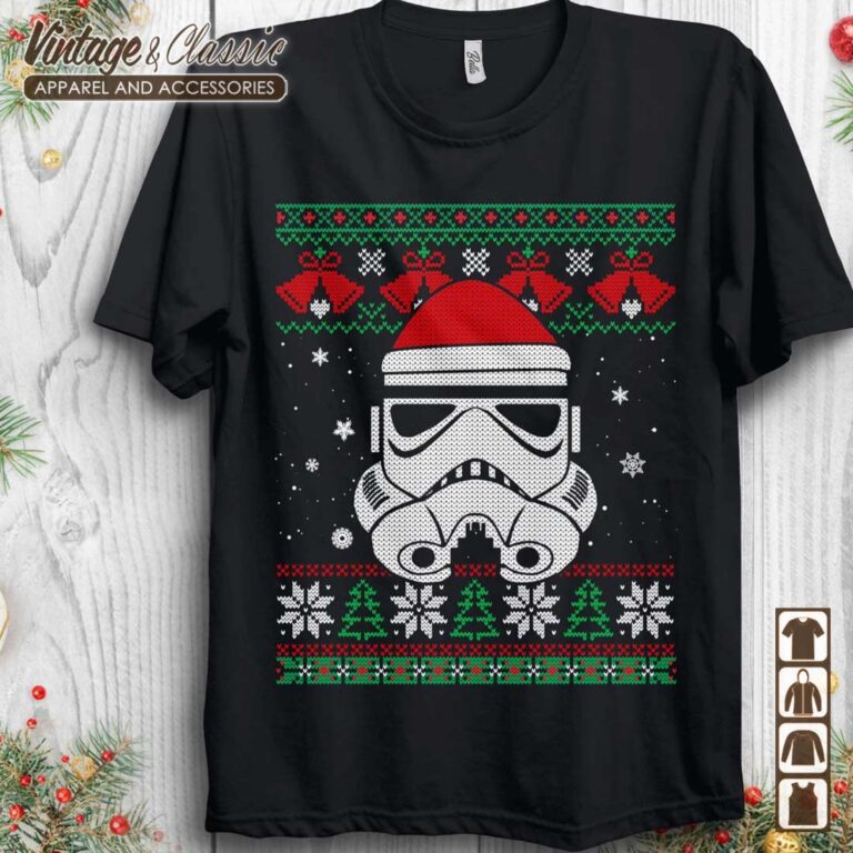 Star Wars Stormtrooper Santa Hat Ugly Christmas Shirt Star Wars Christmas Star Wars Stormtrooper Santa Hat Ugly Christmas Shirt Star Wars Christmas