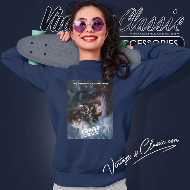 Star Wars The Empire Strikes Back Poster Sweatshirt Star Wars The Empire Strikes Back Poster Sweatshirt